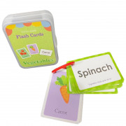 Flash Cards 早教英文單詞認字卡--Vegetables