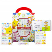 早敎 Disney Baby Winnie the Pooh 小熊維尼 My First Library Board Book Block 硬頁書 一套12 冊