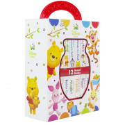 早敎 Disney Baby Winnie the Pooh 小熊維尼 My First Library Board Book Block 硬頁書 一套12 冊