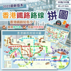 2022年Q版香港鐵路拼圖 （預計9月初到)