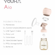 Aio 電動吸奶器及哺乳按摩器