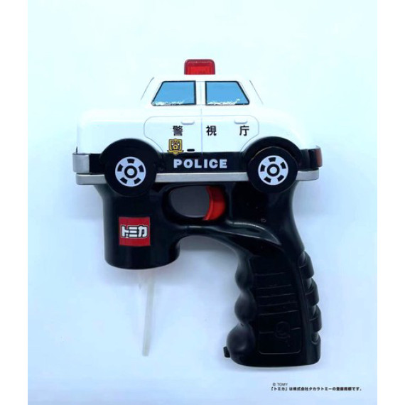 TOMICA 電動泡泡槍玩具-警車款