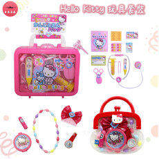 日本直送Hello Kitty醫護及飾物化妝玩具套裝