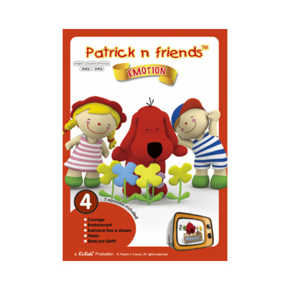 K's Kids 德育卡通連手偶 – Bobby (Patrick n Friends DVD Cartoon with Hand Puppet – Bobby)