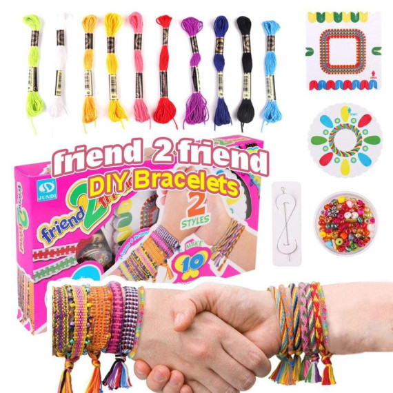 Jundi Friend 2 Friend 兒童手工藝編織手繩玩具