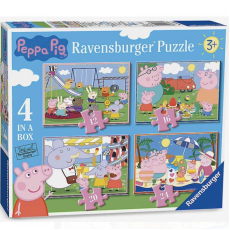 Peppa Pig Ravensburger 4in1 puzzle 1盒4款