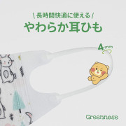 Greennose 3D 立體幼兒口罩5片裝  (1-3歲)-交通工具