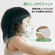 Greennose 3D 立體兒童口罩10片裝 4 歲+ Brown