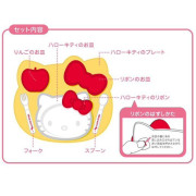 日本製Hello Kitty 兒童塑膠餐具套裝