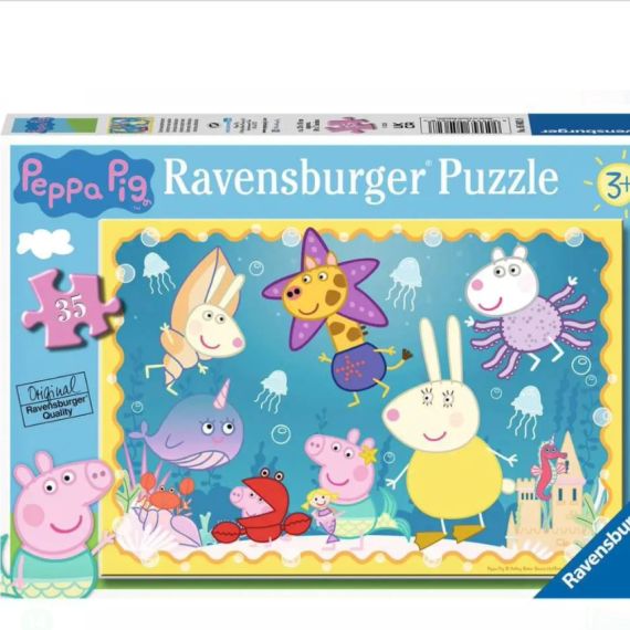 英國直送 Ravensburger Peppa Pig - Underwater Adventure 35pc Jigsaw Puzzle