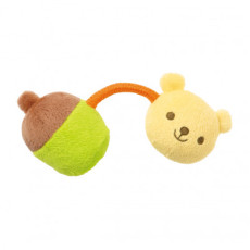 Combi 小熊手搖鈴絨布玩具 Lin Lin Rattle