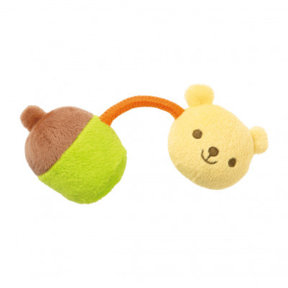 Combi 小熊手搖鈴絨布玩具 Lin Lin Rattle