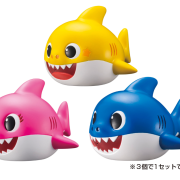 Baby Shark 按壓噴水沖涼玩具3隻