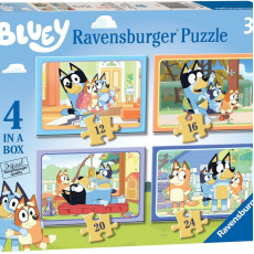 英國直送 Bluey Ravensburger 4in1 puzzle set