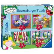 英國直送 Ben & Holly's Little Kingdom Ravensburger 4in1 puzzle set