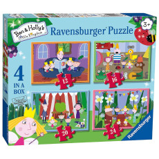 英國直送 Ben & Holly's Little Kingdom Ravensburger 4in1 puzzle set