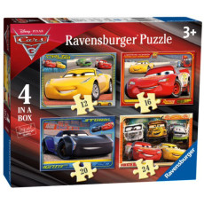 英國直送 反斗車王 Ravensburger 4in1 puzzle set