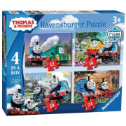 英國直送 Thomas Ravensburger 4in1 puzzle set