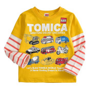 Tomica 假兩件男童長袖Tee 100-140