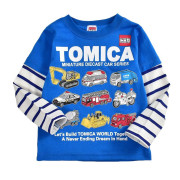 Tomica 假兩件男童長袖Tee 100-140