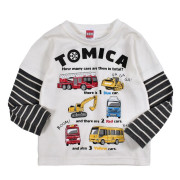 Tomica 假兩件男童長袖Tee 100-140