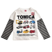 Tomica 假兩件男童長袖Tee 100-140