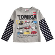 Tomica 假兩件男童長袖Tee 100-140