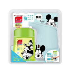 日本 MUSE 感應式泡沫給皂機 附專用補充液~秋冬限定萊姆香 [Mickey Mouse]