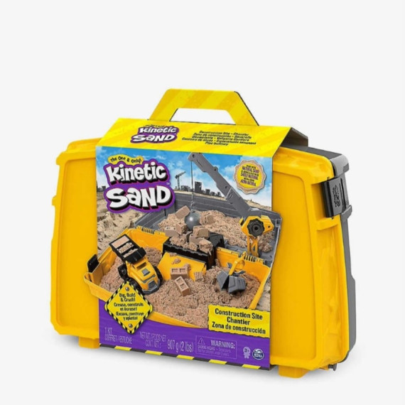 Kinetic Sand Construction Site Folding Sandbox 動力沙摺疊盒套裝