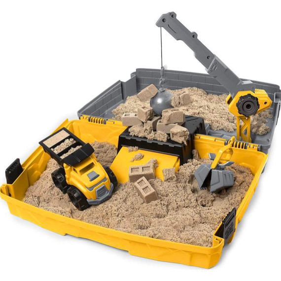 Kinetic Sand Construction Site Folding Sandbox 動力沙摺疊盒套裝