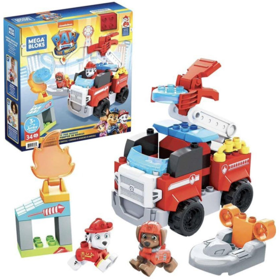 英國直送 Mega Bloks PAW Patrol Marshall's City Fire Rescue