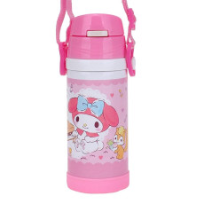 My Melody 300ml 不鏽鋼保溫水樽 (附肩帶及吸管)