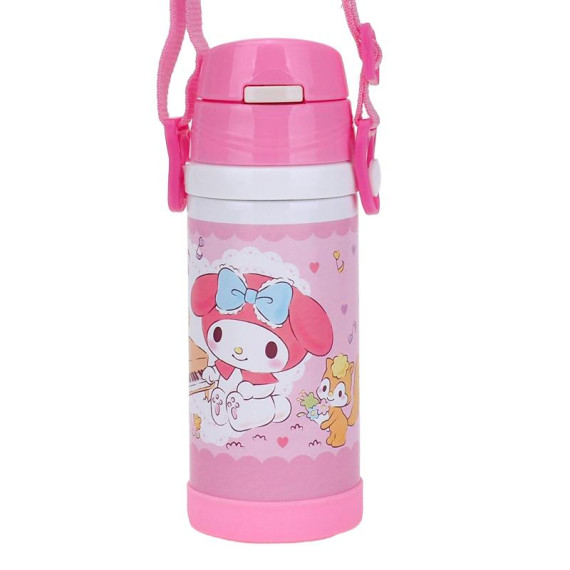 My Melody 300ml 不鏽鋼保溫水樽 (附肩帶及吸管)