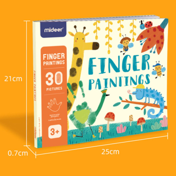 Mideer - Finger Paint Art Book