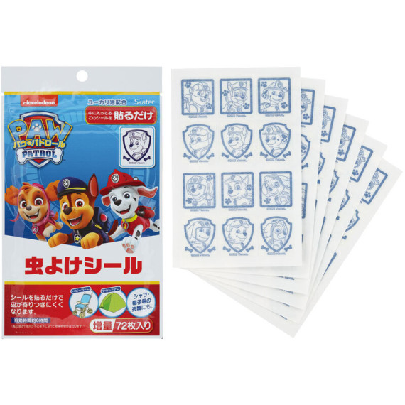 日本製 Skater 驅蚊貼72片 Paw Patrol