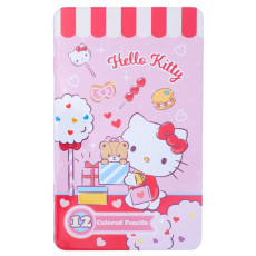 Hello Kitty 12色鐵盒木顏色 9-7863-1