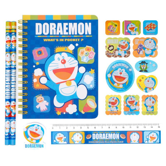 Doraemon 手挽盒文具套裝 3-7854-1