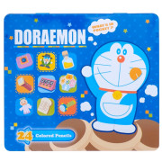 Doraemon 24色鐵盒木顏色