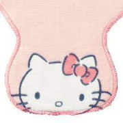 日本直送 Hello Kitty 嬰兒純棉汗巾 20 x 32cm