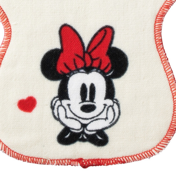 日本直送 Minnie Mouse嬰兒純棉汗巾 20 x 32cm