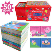 2023年新版 Peppa pig The Amazing Collection英文故事書50冊