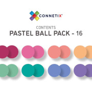 Connetix Pastel Ball: Pack 16 pcs