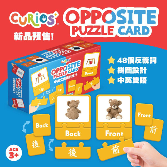 全新教具Curios Opposite Puzzle Card