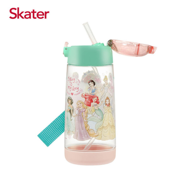 Skater PET吸管水壺480ml-迪士尼公主