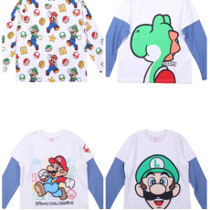 2023年款 Super Mario 童裝長袖Tee 100-150cm