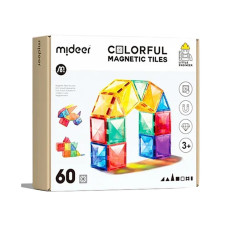 Mideer - 彩色磁磚 60pcs