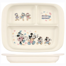 Skater Mickey Mouse嬰兒抗菌食物分隔餐碟