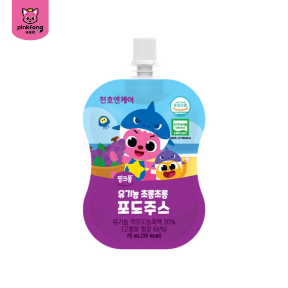 pinkfong - 有機葡萄汁 70毫升 PF387