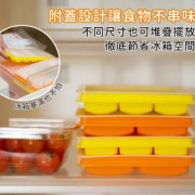 日本 EDIMOTTO 副食品儲存 分裝盒 橙色L