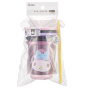 Skater My Melody and Kuromi 塑膠吸管杯3入組 320ml